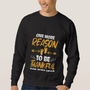 Sweatshirt Femmes Thanksgiving Baby Genre Reveal Annonce