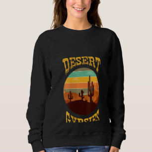 Sweatshirt Femmes Vintage Arizona Sunset Desert Gypsy Living