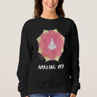 Sweatshirt Femmes Yoga Maman Fête des mères Mandala 3