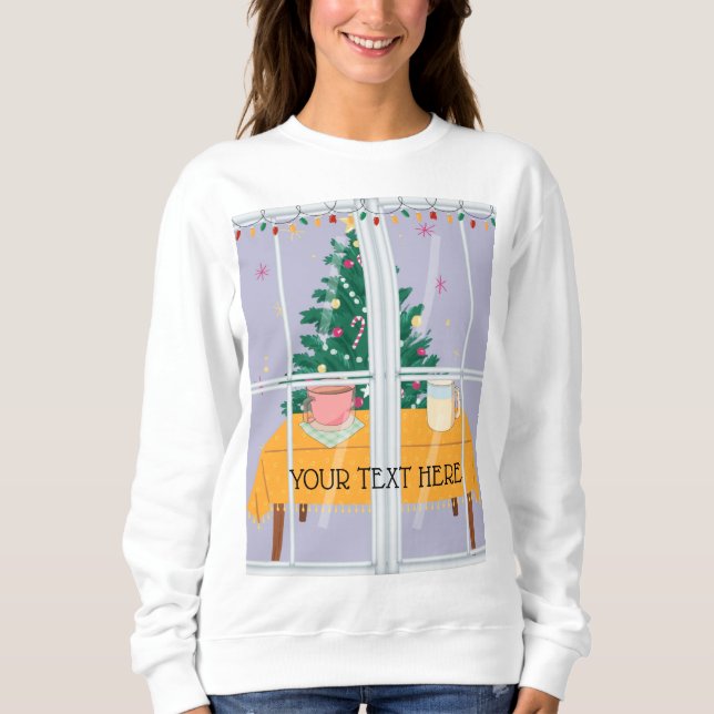 SWEATSHIRT FENÊTRE NOËL (Devant)