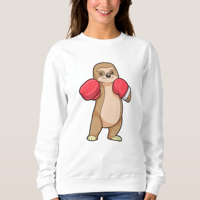 Sweatshirt Fente en boîte avec gants en boîte (Devant)