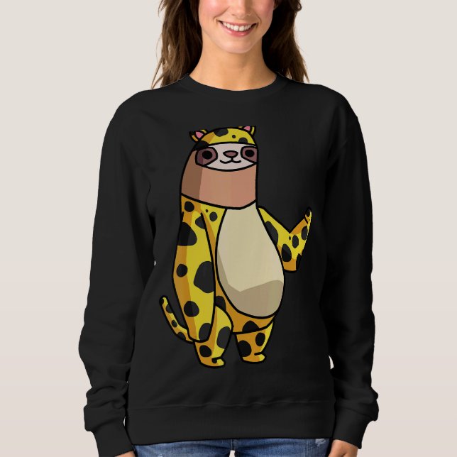 Sweatshirt Fente En Costume Cheetah Pas Vite Pas Fente Furieu (Devant)