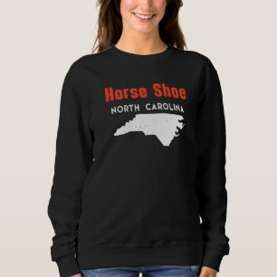 Sweatshirt Fer à Cheval Caroline du Nord États-Unis État Amér