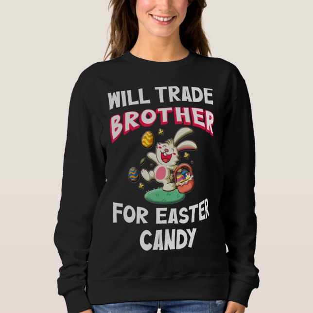 Sweatshirt Fera Le Fraternité Pour Les Bonbons De Pâques Lapi (Devant)