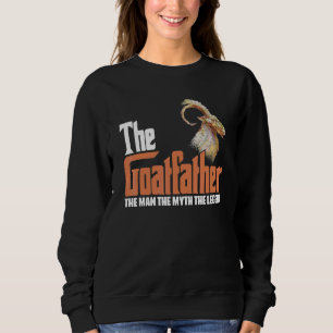 Sweatshirt Ferme de chèvres Animal Fermier Papa chèvre Ferme