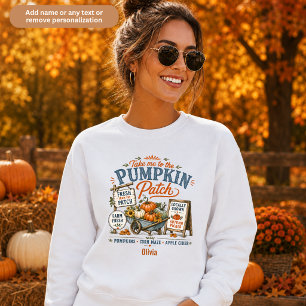 Sweatshirt Ferme de la Patch de Citrouille Marché des Agricul