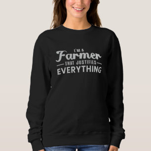 Sweatshirt Fermier Agriculture Agriculture Agriculture Agricu