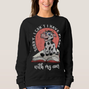 Sweatshirt Fermier Bookwort Cute Farm Animal Livre Lecture Va