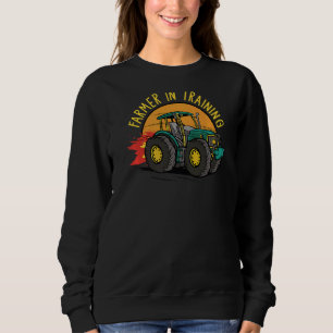Sweatshirt Fermier En Formation Futur Fermier Expert Tracteur