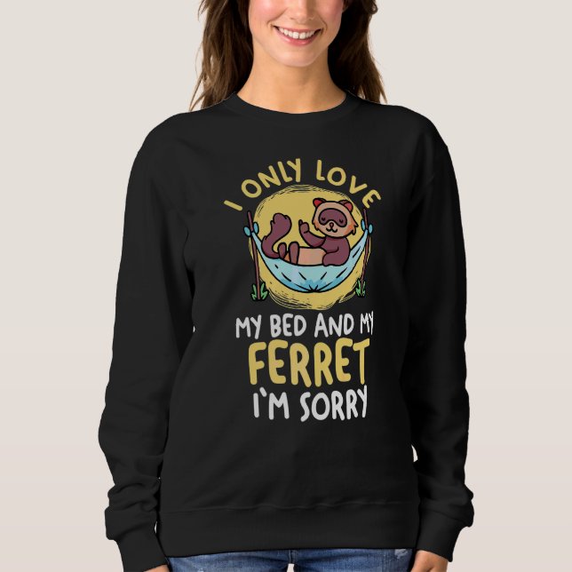 Sweatshirt Ferret dormant (Devant)