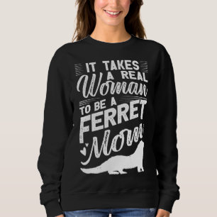 Sweatshirt Ferret Maman Tee - shirts Idéal Pour Ferret