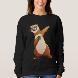Sweatshirt Ferret Pour Enfants Hommes Femmes Dansant Hip-Hop