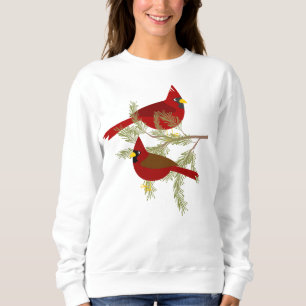 Sweatshirt Festif cardinaux de Noël