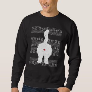 Sweatshirt Festif Chat Butt Vacances de Noël