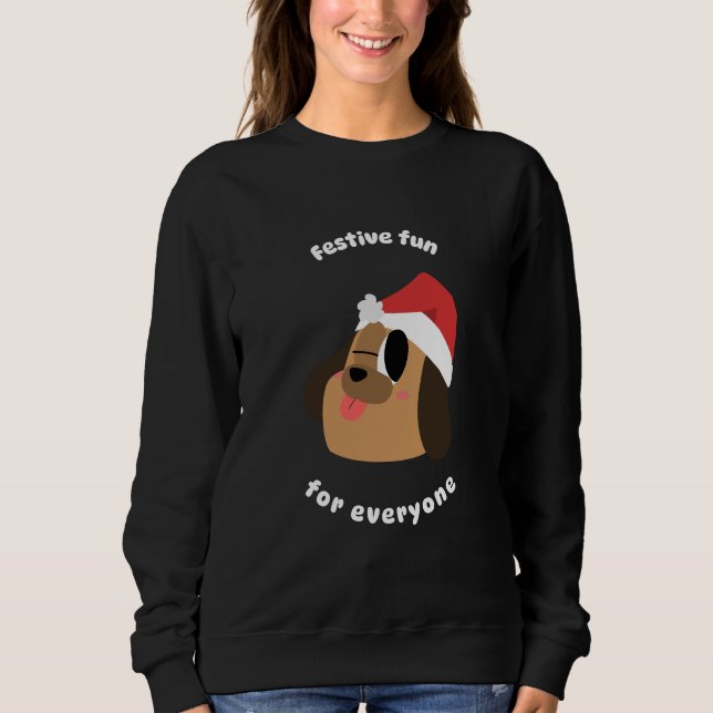 Sweatshirt Festif Un pour tous Noël (Devant)