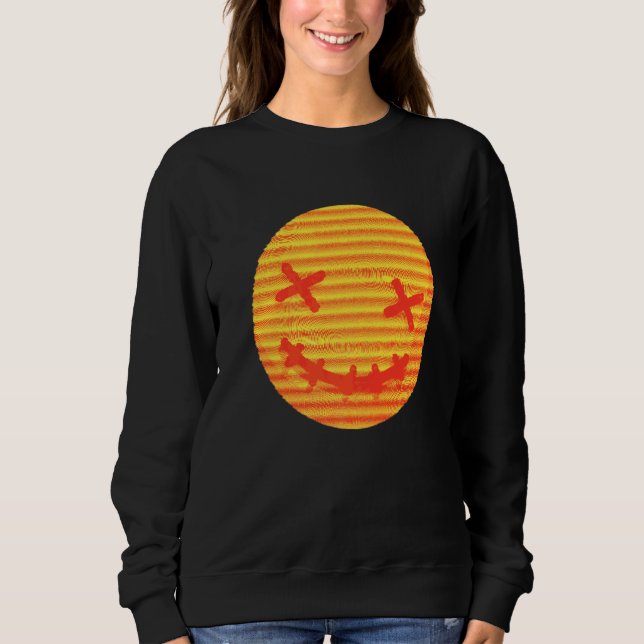 Sweatshirt Festival de musique techno dead edm rave dubstep (Devant)