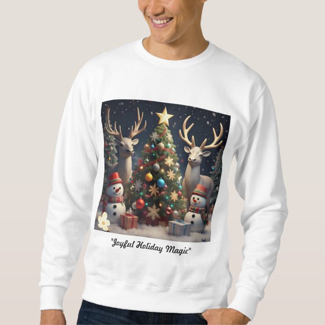 Sweatshirt "Festive Wonderland" (Devant)
