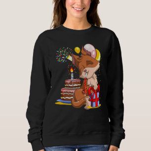 Sweatshirt Fête d'anniversaire Nature Animal Cute Forêt Fox