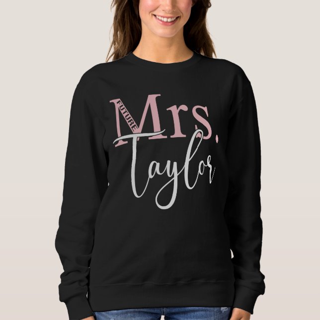 Sweatshirt Fête de Bachelorette et Réception de Mariage de la (Devant)
