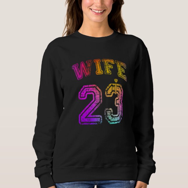 Sweatshirt Fête de fiançailles de l'épouse Mariage de l'épous (Devant)