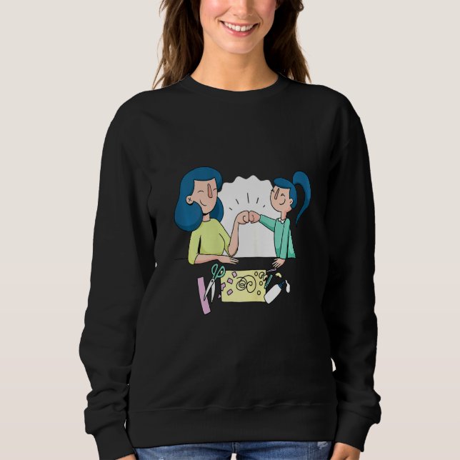 Sweatshirt Fête de la mère Fête des femmes Fête de la mère fi (Devant)