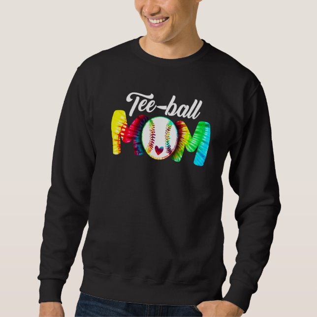Sweatshirt Fête de la mère Teeball Extraordinaire Maman Tie D (Devant)