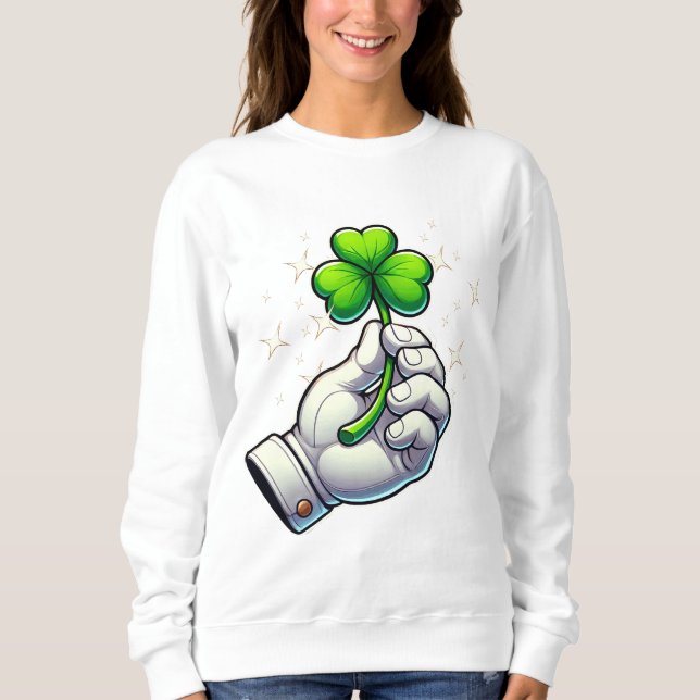 Sweatshirt Fête de la Saint Patrick. (Devant)
