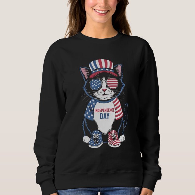 Sweatshirt Fête De L'Indépendance Aux Etats-Unis (Devant)