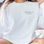 Sweatshirt Fête de mariage Mariage de la femme de chambre per<br><div class="desc">Nos Sweatshirts de poche Mariages de mariage pour femme de ménage personnalisée sont la meilleure façon d'express votre gratitude à votre fête de mariage et de leur faire sentir une spéciale lors de vos festivités de mariage. Ces sweatshirts personnalisables disposent de poches pratiques et peuvent être personnalisés avec le nom...</div>