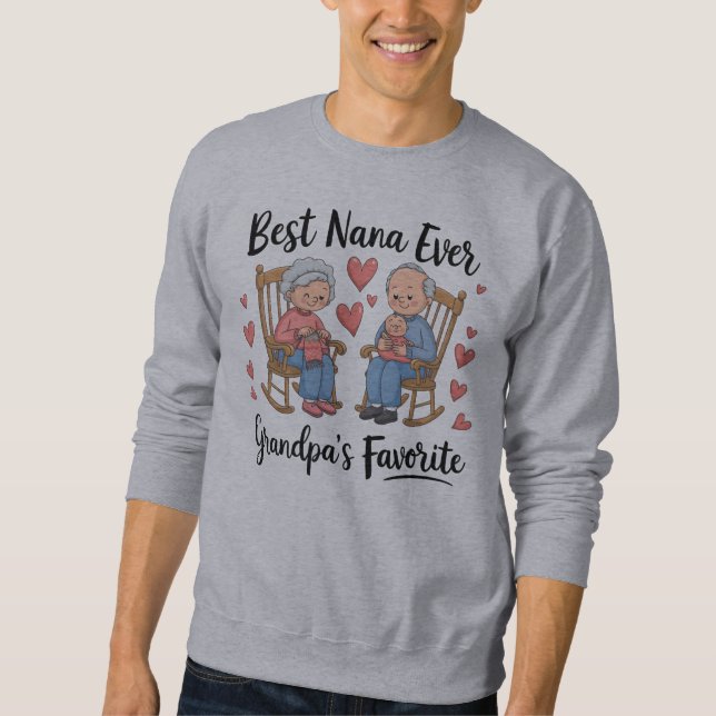 Sweatshirt Fête des grands-parents (Devant)