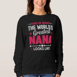 Sweatshirt Fête des Mères C'est la plus grande Nana Lo du mon