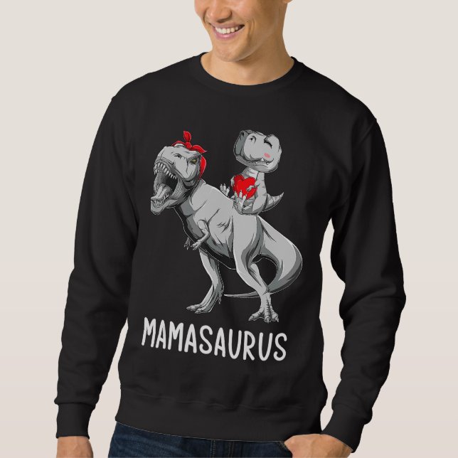 Sweatshirt Fête des mères Maman Mamasaurus Dinosaur Mama Rex  (Devant)