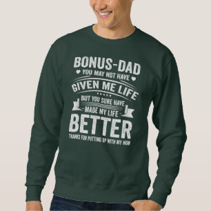 Sweatshirt Fête des pères Bonus Papa De Fille Fils Femme 