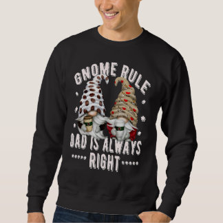 Sweatshirt Fête des pères Café Gnome Règle Pour Hommes Et Caf