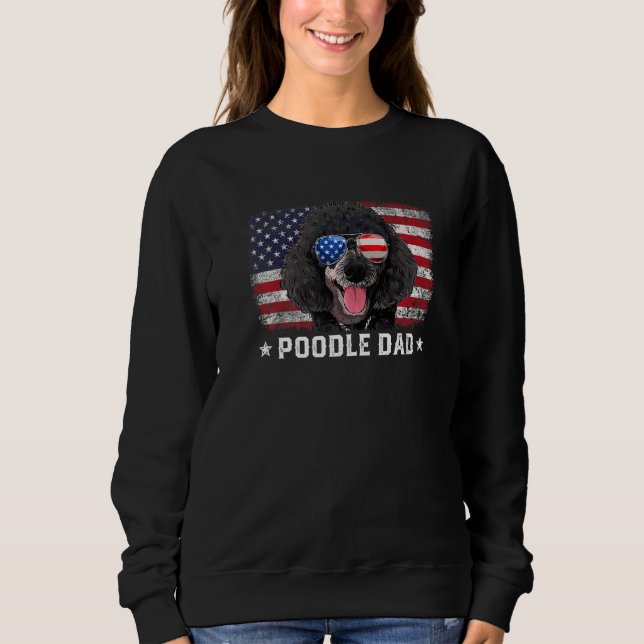 Sweatshirt Fête des pères Drapeau Américain (Devant)