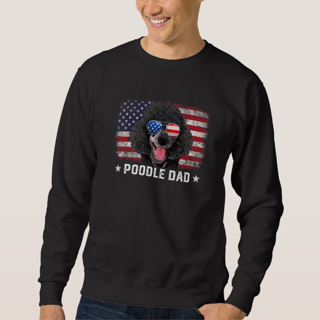 Sweatshirt Fête des pères Drapeau Américain (Devant)