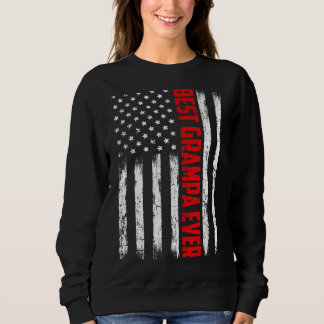 Sweatshirt Fête des pères Drapeau Américaine de Meilleur Gram