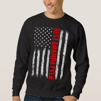 Sweatshirt Fête des pères Drapeau Américaine de Meilleur Gram