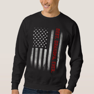Sweatshirt Fête des pères Homme Pour Papa Best Grandpa Ever U