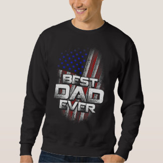 Sweatshirt Fête des pères Meilleur Papa Jamais Avec Nous Drap