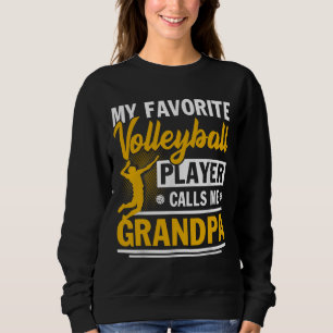 Sweatshirt Fête des pères Mon Joueur de Volley-ball favori ap