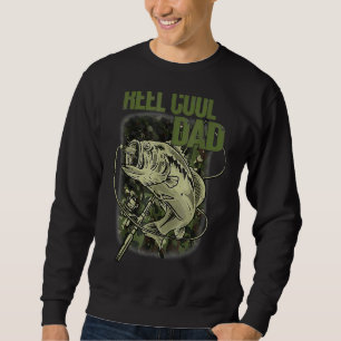 Sweatshirt Fête des pères Pêche Hommes Reel Cool Papa Pêcheur