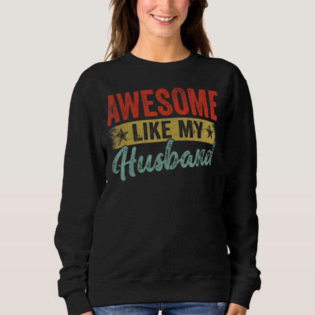 Sweatshirt Fête des pères vintage Hommes Impressionnant Comme (Devant)