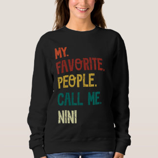 Sweatshirt Fête des pères vintage Mes Gens Préférés M'Appelen