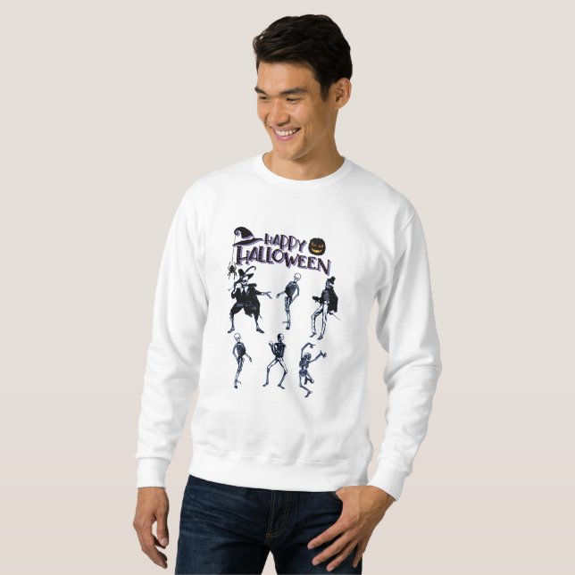Sweatshirt Fête des sketons d'horreur (Devant entier)