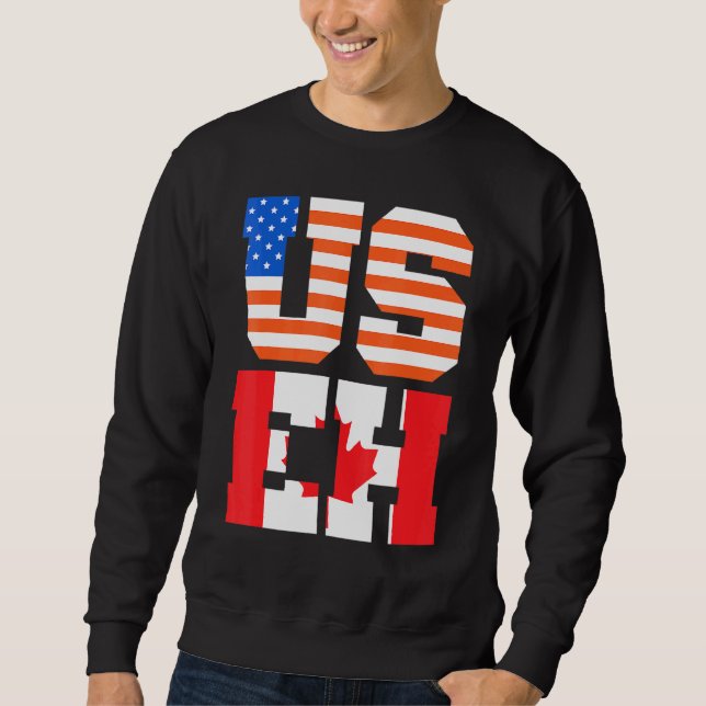 Sweatshirt Fête du Canada États-Unis Citoyen canadien Amériqu (Devant)