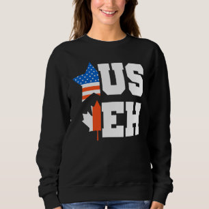 Sweatshirt Fête du Canada États-Unis Citoyen canadien Amériqu