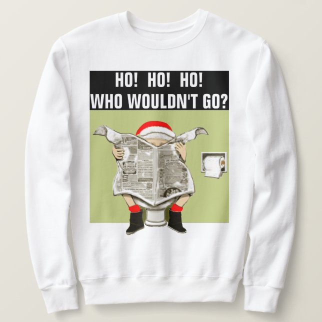 Sweatshirt Fête du pull de Noël laid (Design devant)