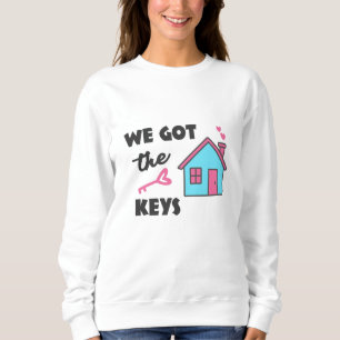 Sweatshirt Fête du réchauffement de la maison Nous avons les