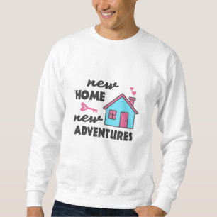 Sweatshirt Fête du réchauffement de la maison Nouveau Accueil